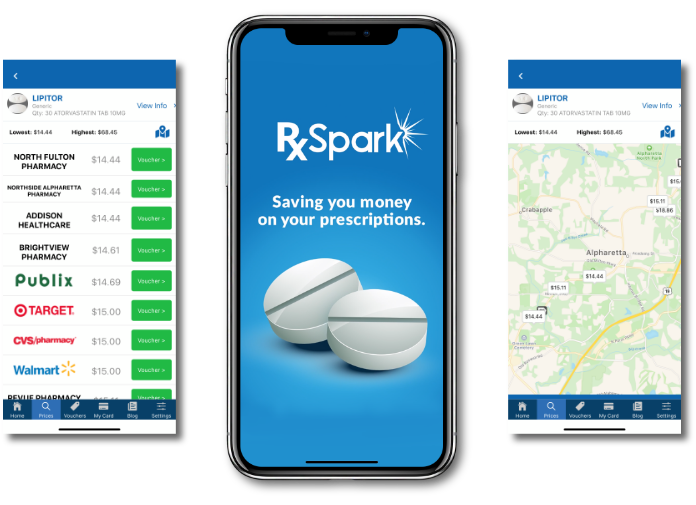 RxSpark app trio
